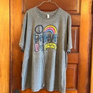 I believe in my students t shirt